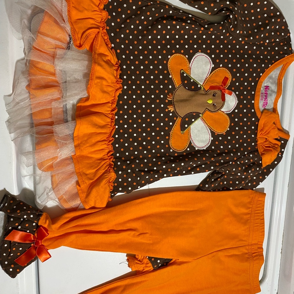 Rare Editions Brown and Orange Turkey Costume